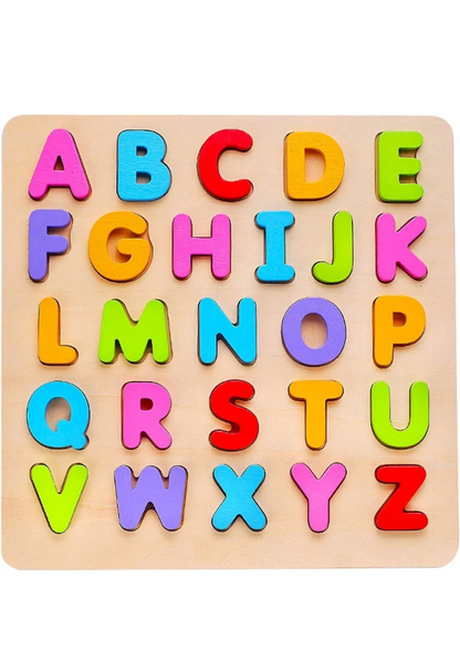 Wooden alphabet To sharpen the child's mind
