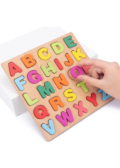Wooden alphabet To sharpen the child's mind